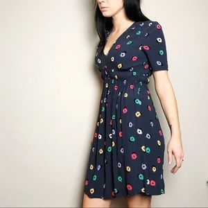 Anthropology HD in Paris V-neck Dress- Size 2